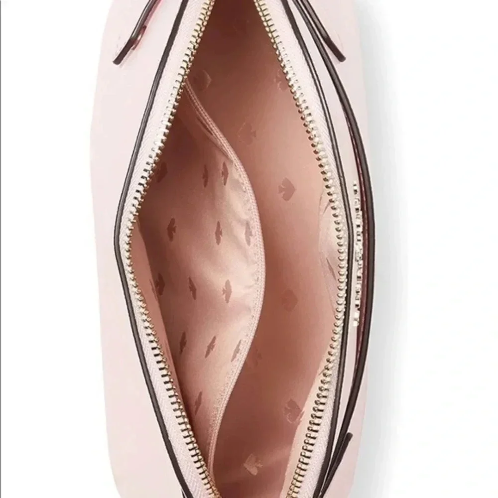 Kate Spade Baby Pink Saffiano Crossbody Bag Zip Top NWT​
